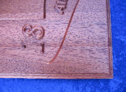 Holzschild