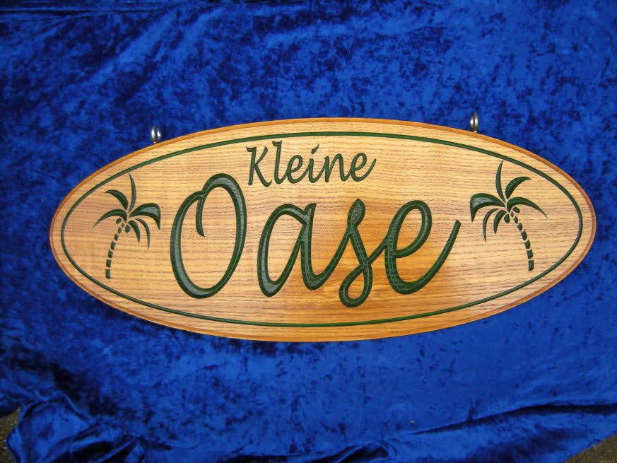Holzschild